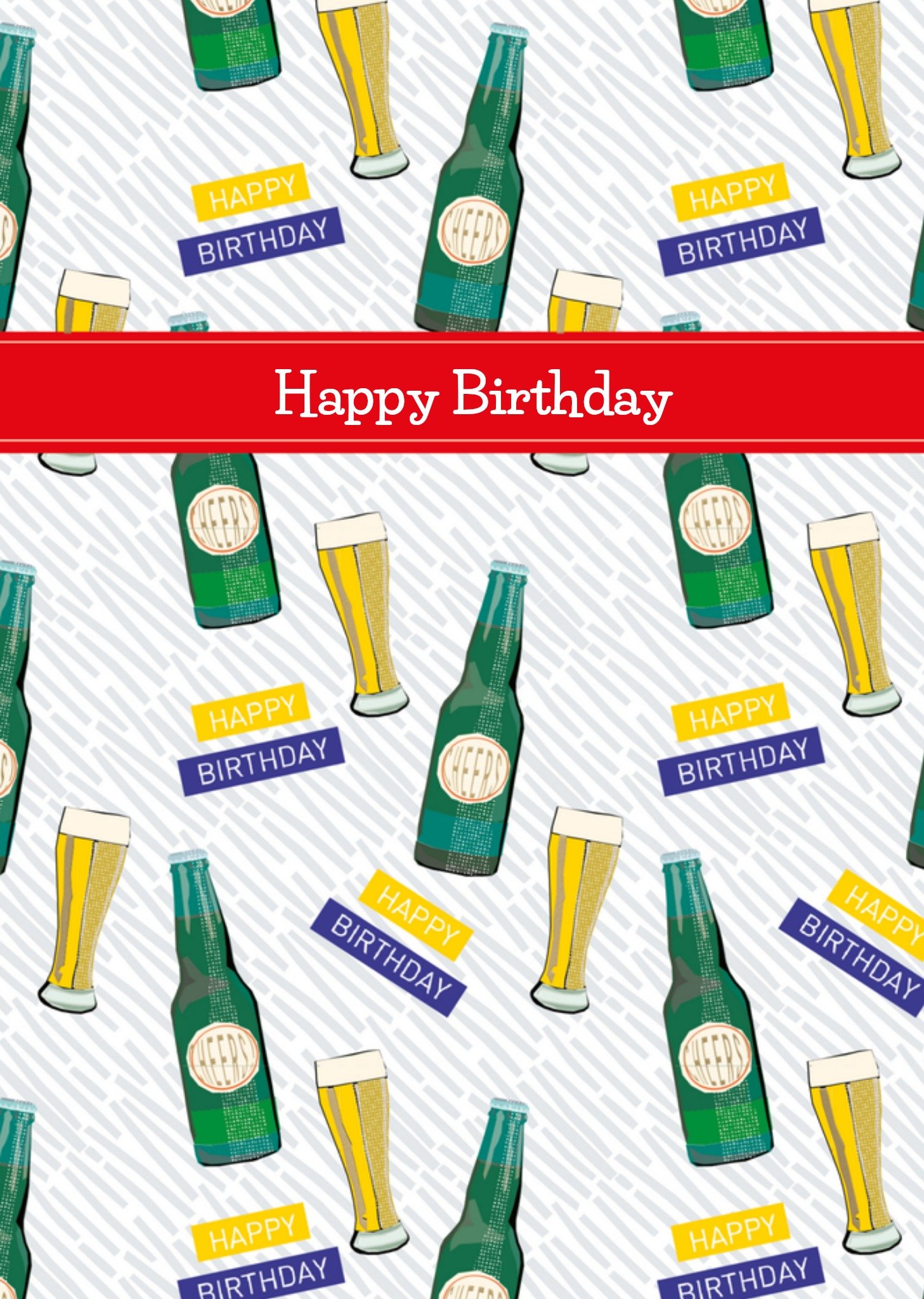 Verjaardag Happy birthday Kaart TMS