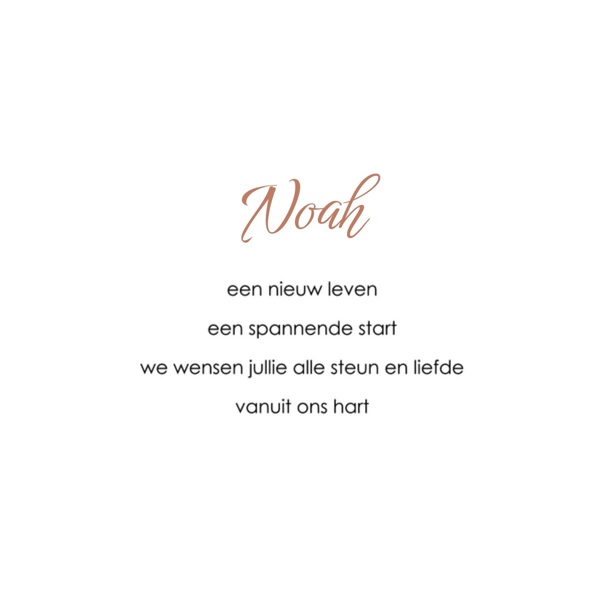 Greetz Geboortekaart Moeilijke momenten aanpasbare tekst Vierkant