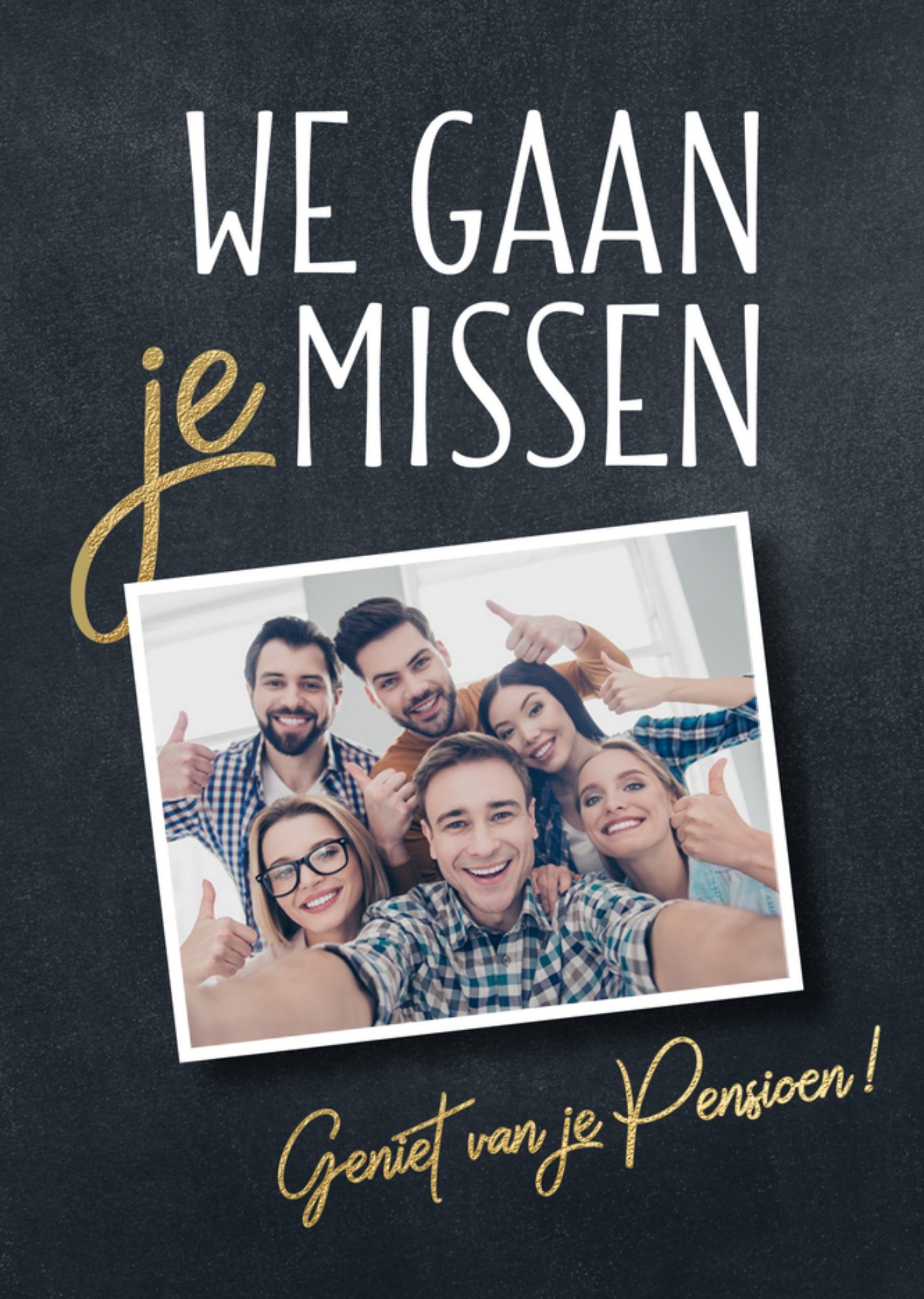 Luckz Pensioen kaart fotokaart Standard Card