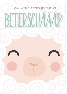 Tante Kaartje | Beterschapskaart | Beterscháááp + naam