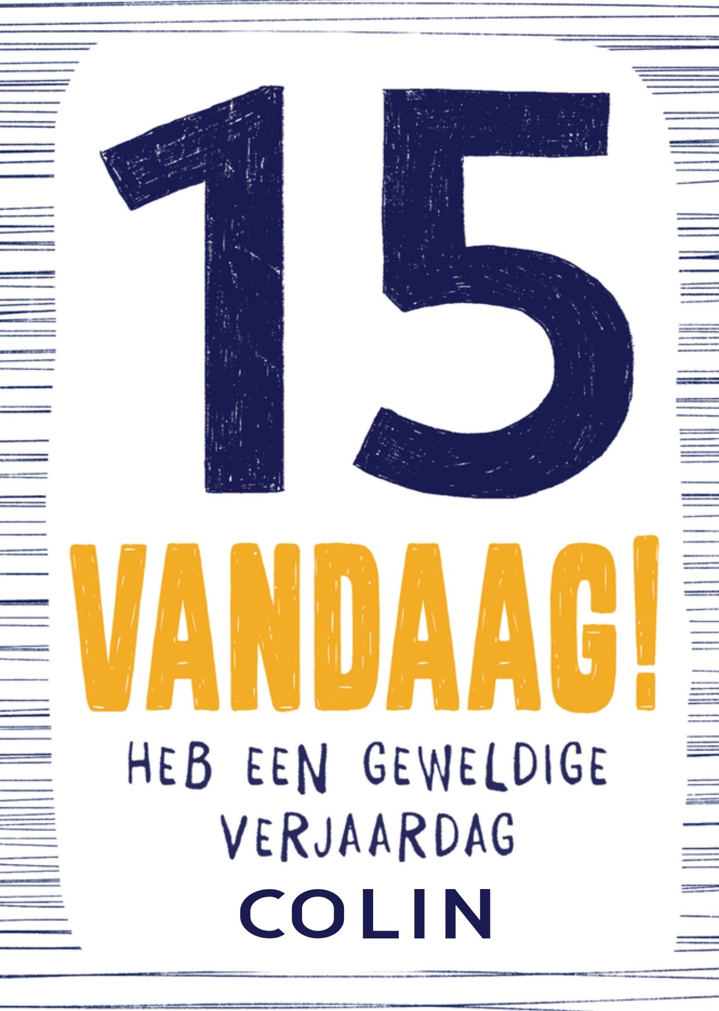 Greetz Verjaardag Tiener Jongen Standard Card