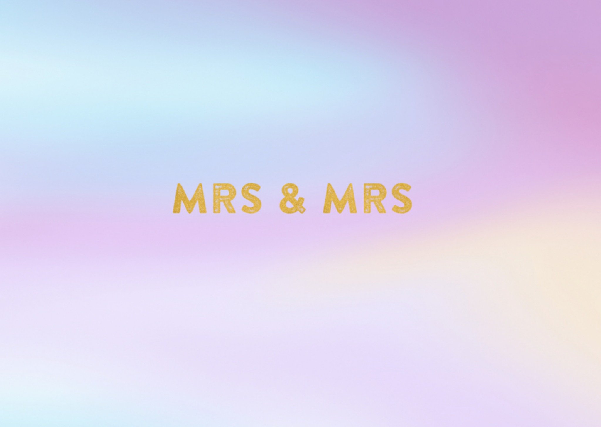 Greetz Pride kaart mrs mrs Standard Card