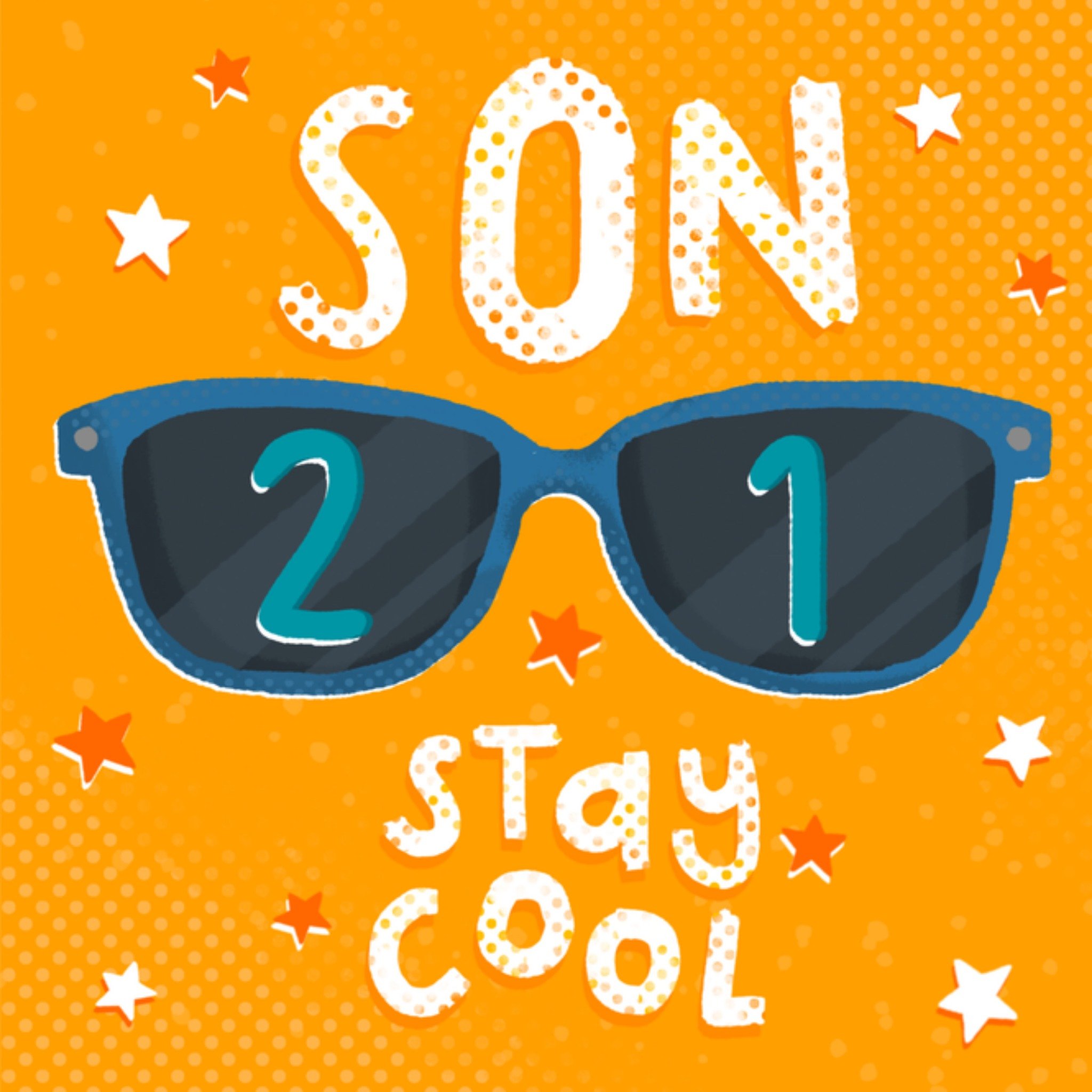 Greetz Verjaardagskaart Stay cool Vierkant