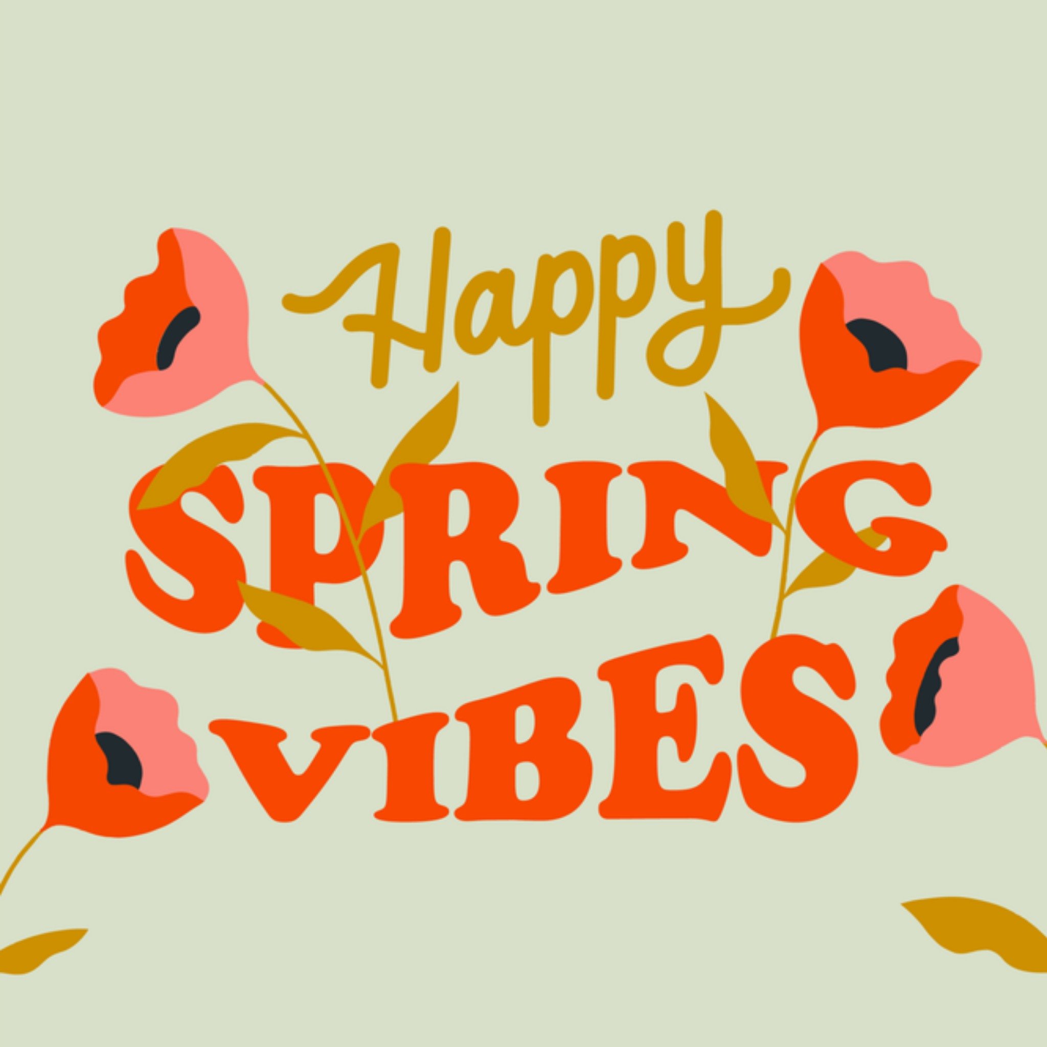 Greetz Begin van de lente bloemen Vierkant