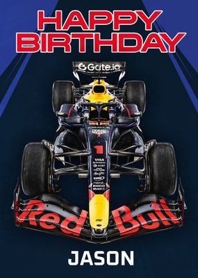Danilo | Verjaardagskaart | Red Bull Racing | Happy Birthday