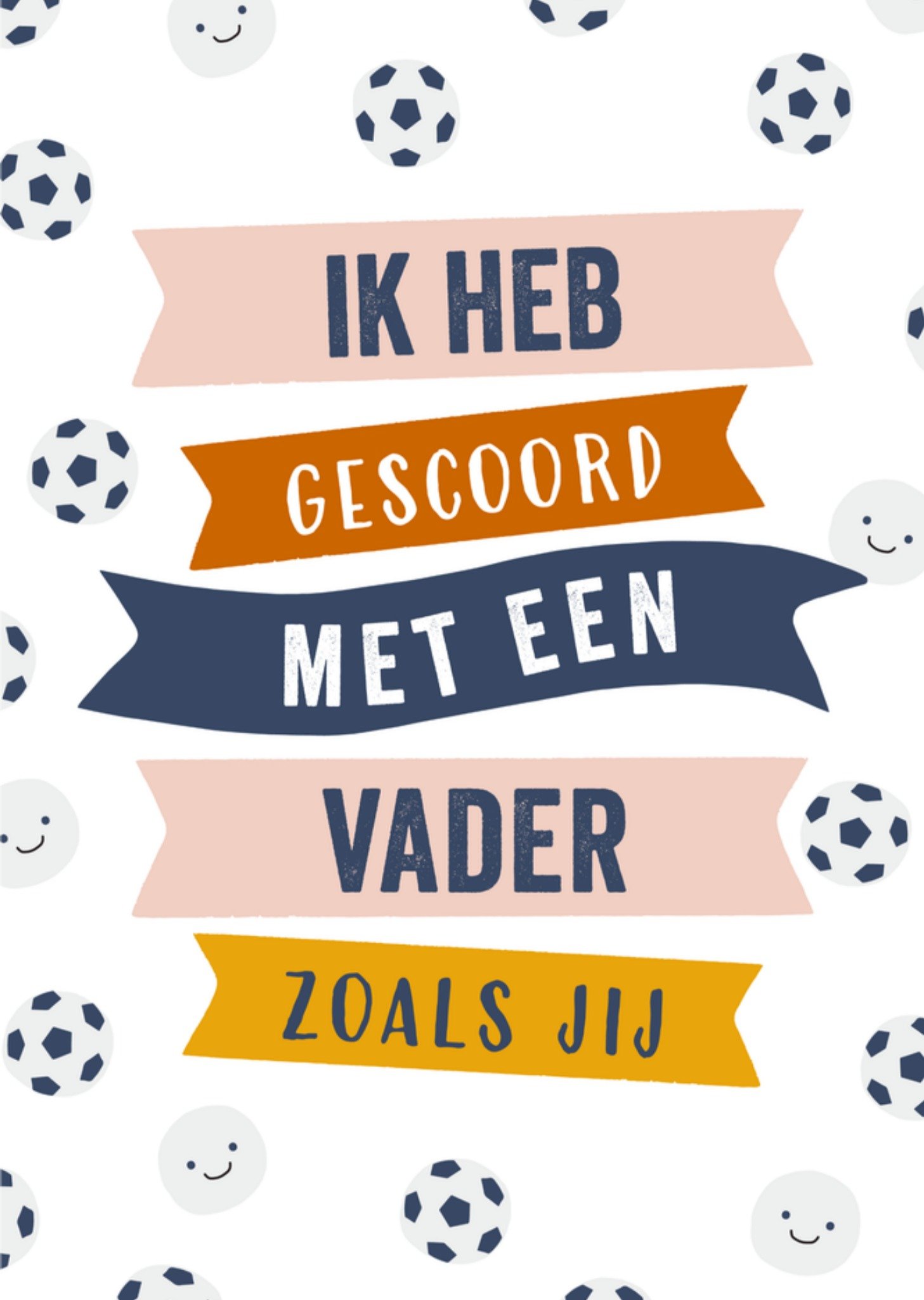 Greetz Vaderdagkaart Voetbal Standard Card