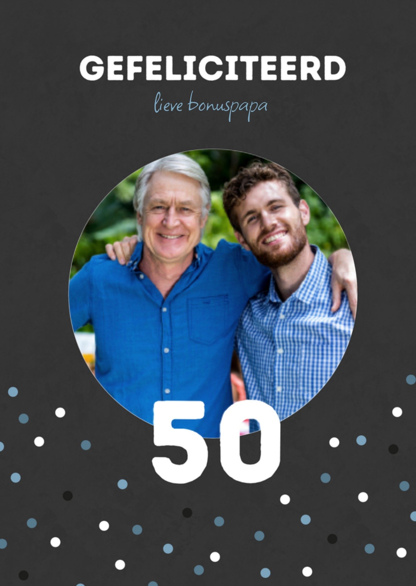 Verjaardagskaart Confetti Bonuspapa Kaart Greetz