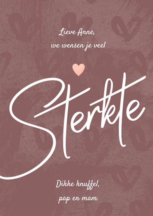 Luckz | Sterkte kaart | met naam