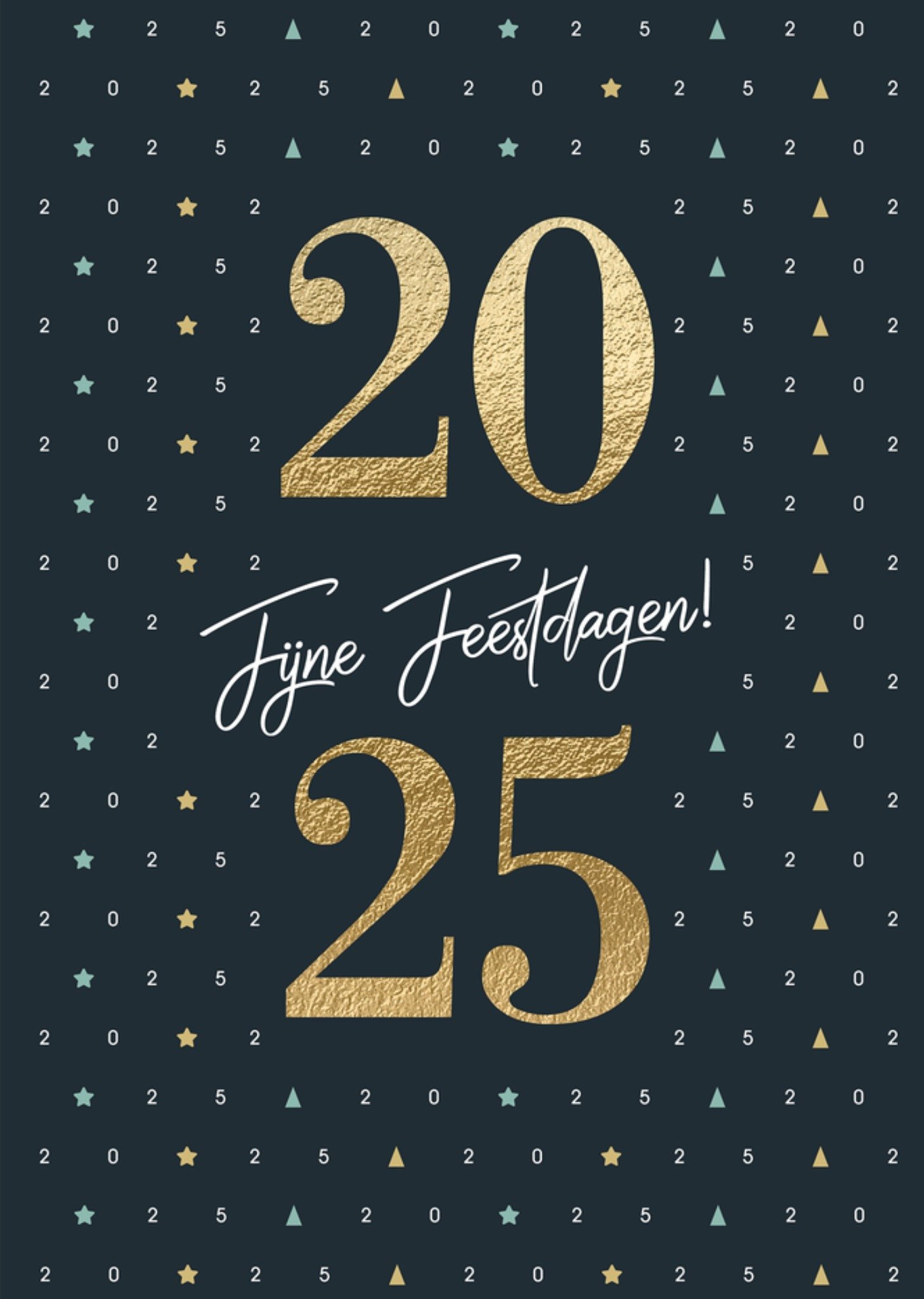 Luckz Kerstkaart jaartal Standard Card