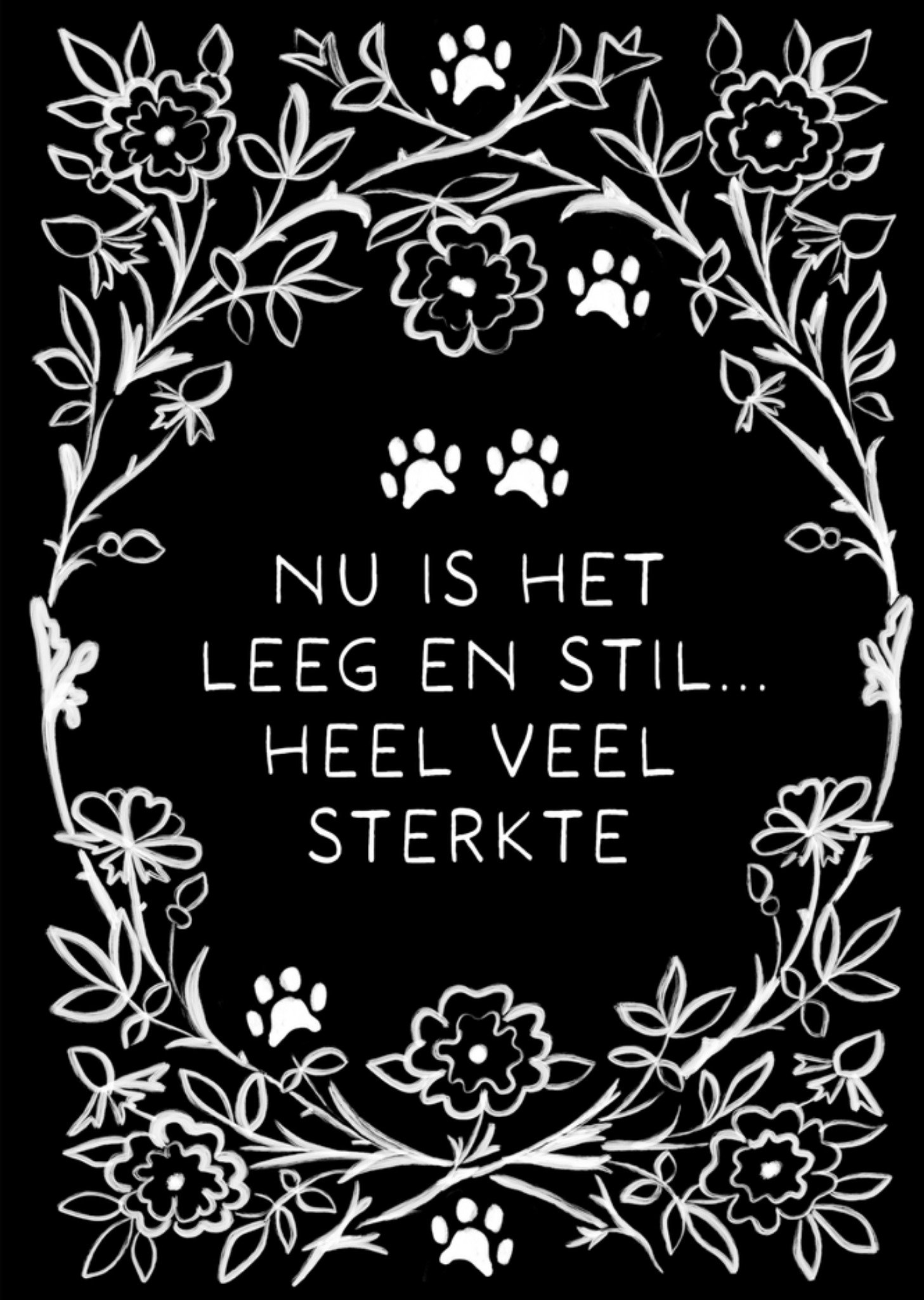 Sterkte kaart Huisdier Kaart Drunk Girl Designs