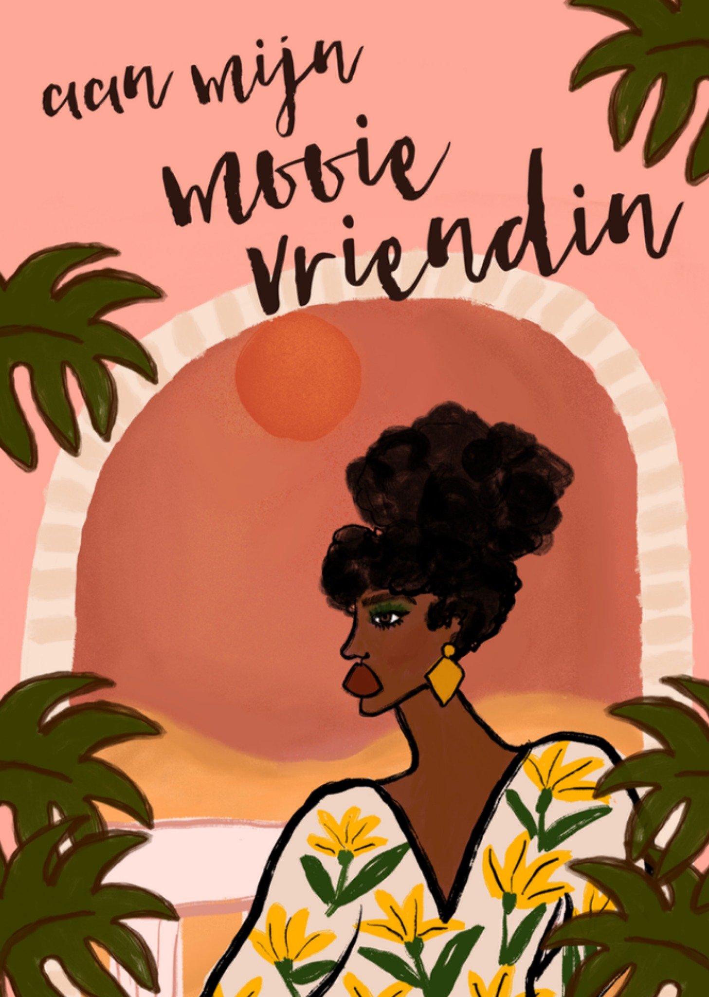 Verjaardag friends Kaart Bouffants and Broken Hearts