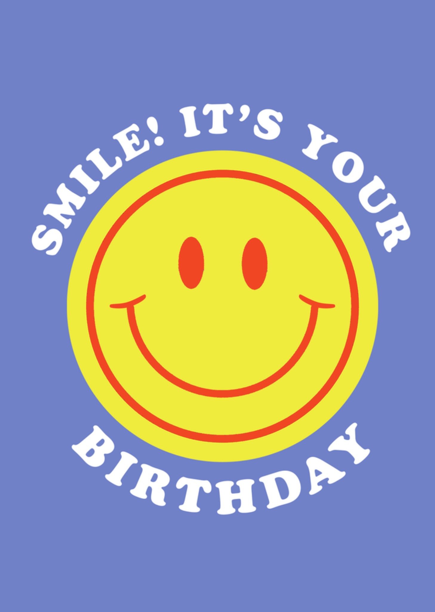 Verjaardagskaart Smile it