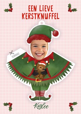 Patricia Hooning | Kerstkaart | Aanpasbare foto | Kerstknuffel