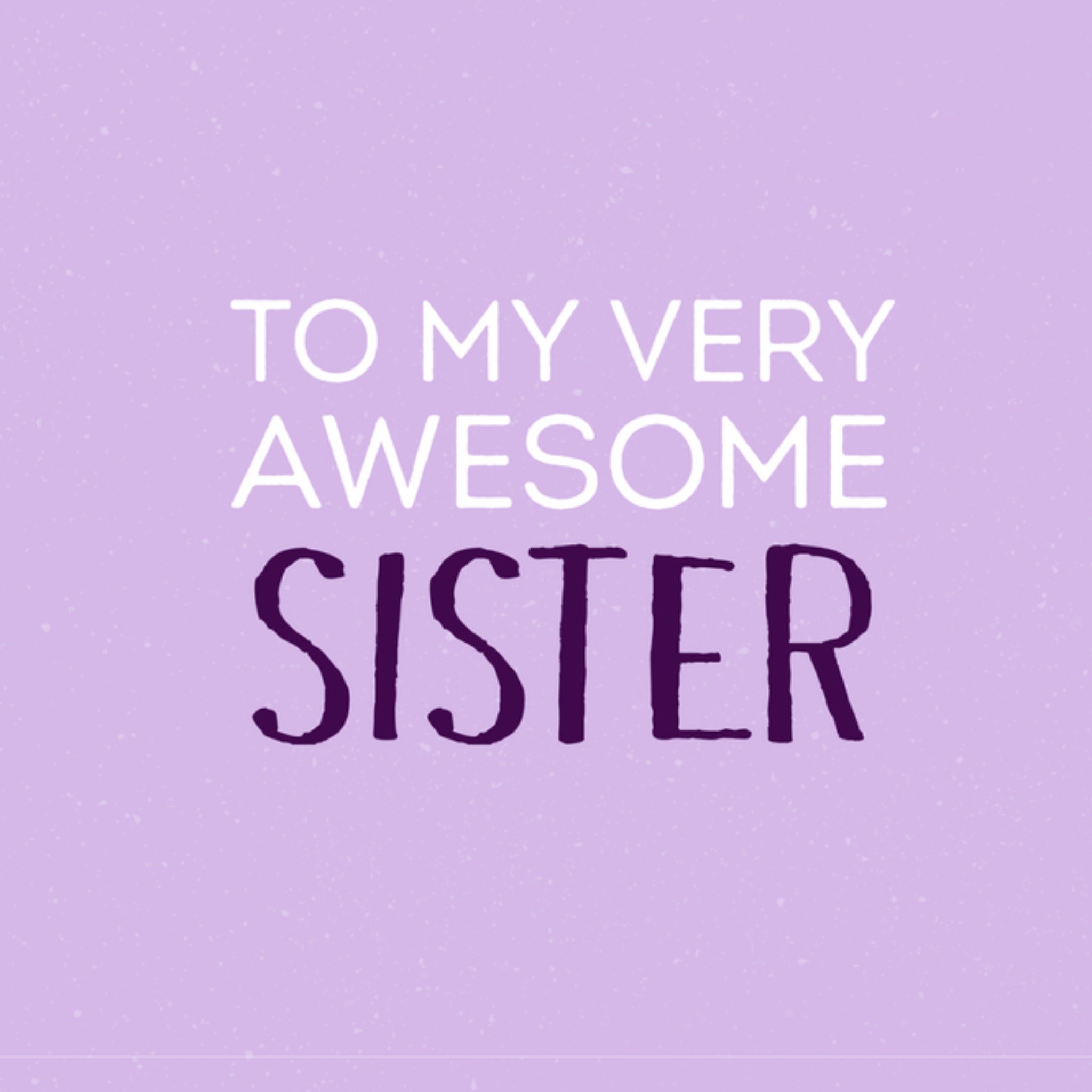 Greetz Broer en zus dag zus Vierkant