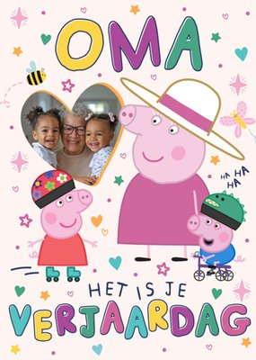 Peppa Pig | Verjaardagskaart | Oma