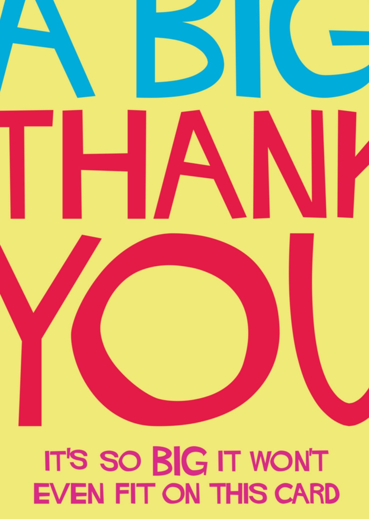 Bedankkaart grappig Kaart Dean Morris