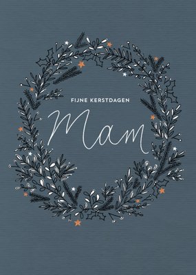 Greetz | Kerstkaart | Fijne kerstdagen mam