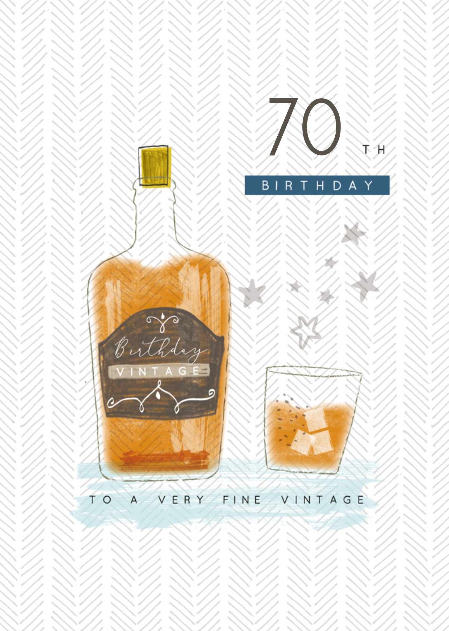 Verjaardagskaart Fine vintage Kaart TMS