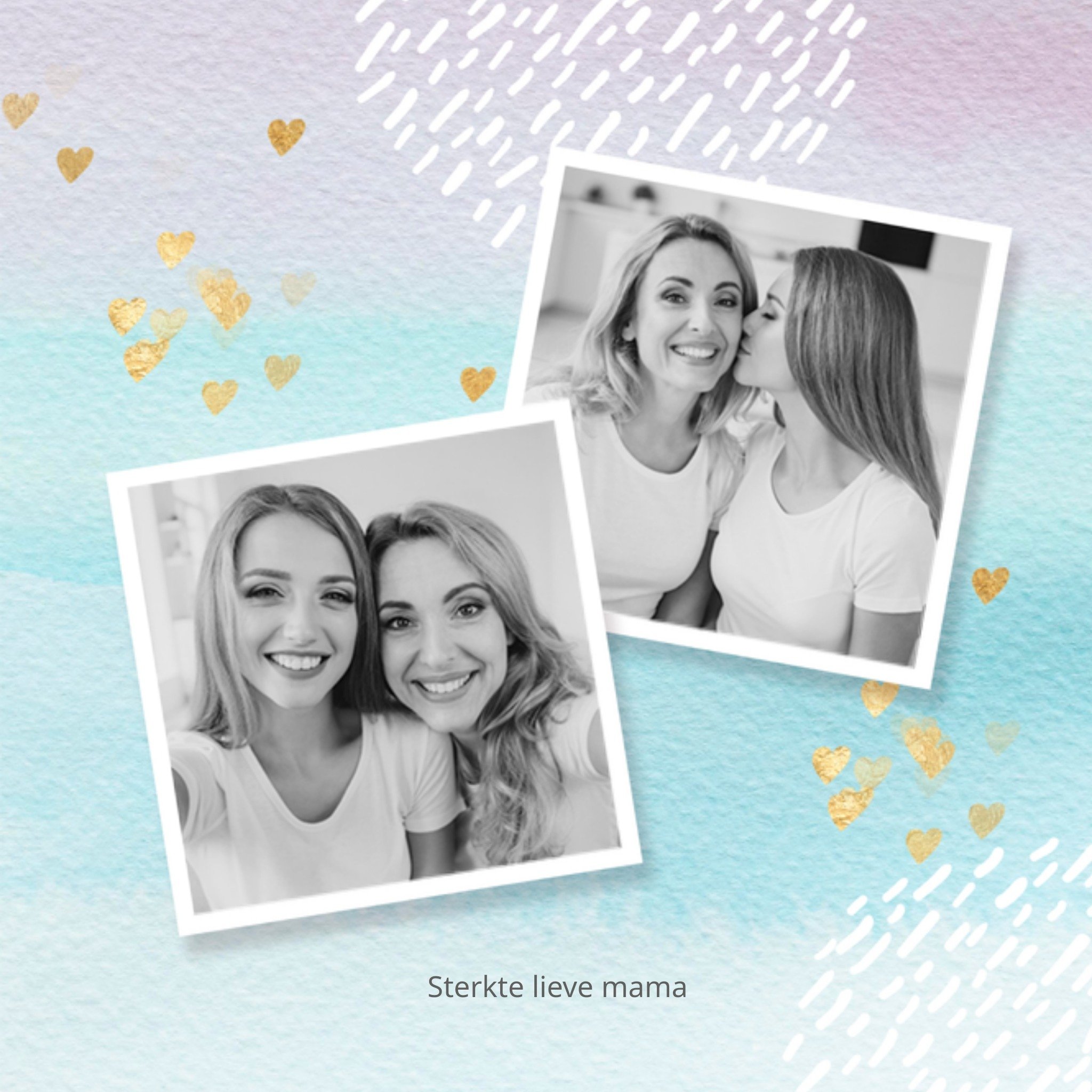 Beterschapskaart Beterschap lieve mama Vierkante Kaart Luckz