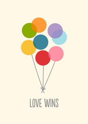 Greetz | Pride kaart | ballonnen | love wins