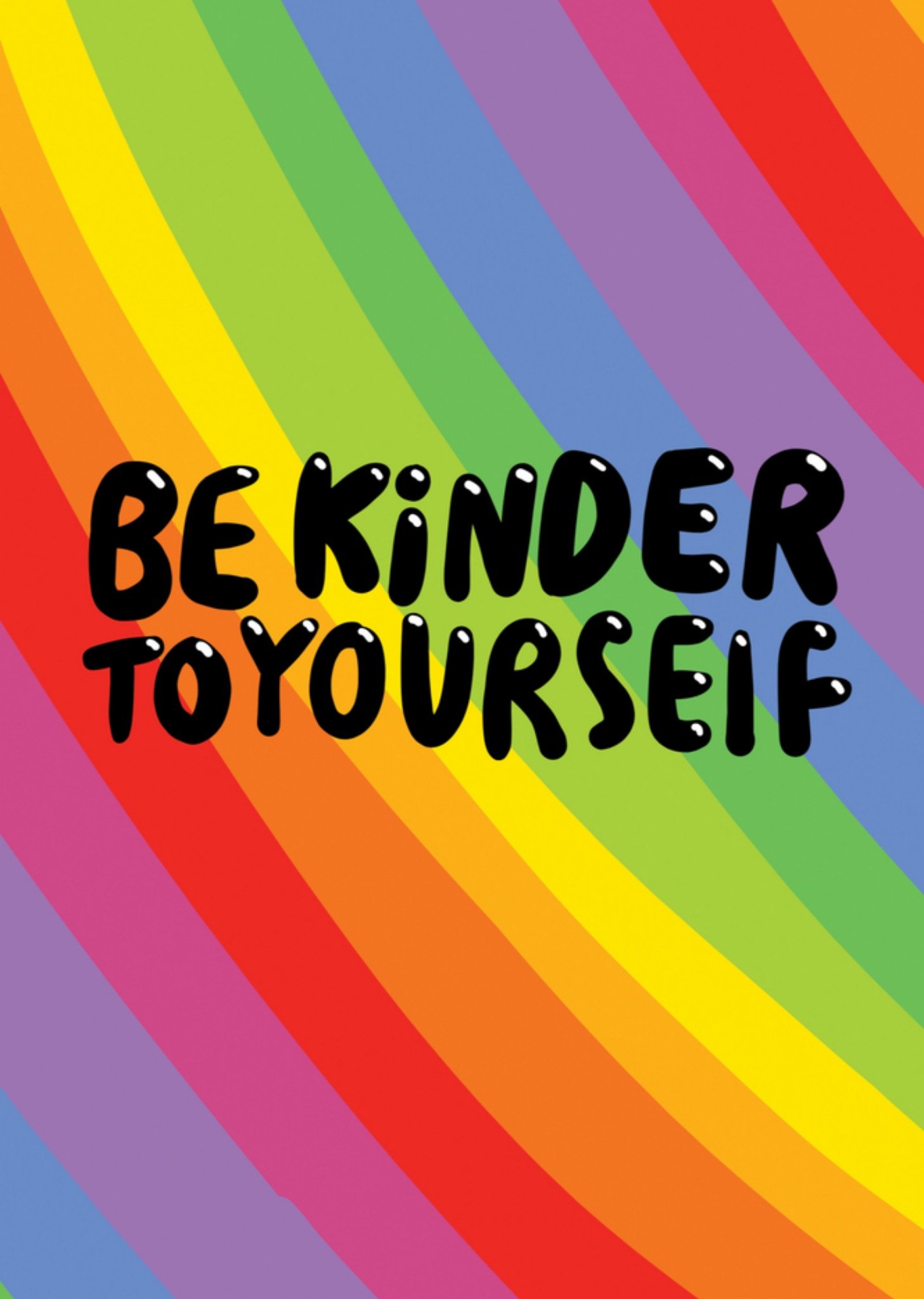 Katie Abey Denken aan kleurrijk Kaart Katie Abey Design