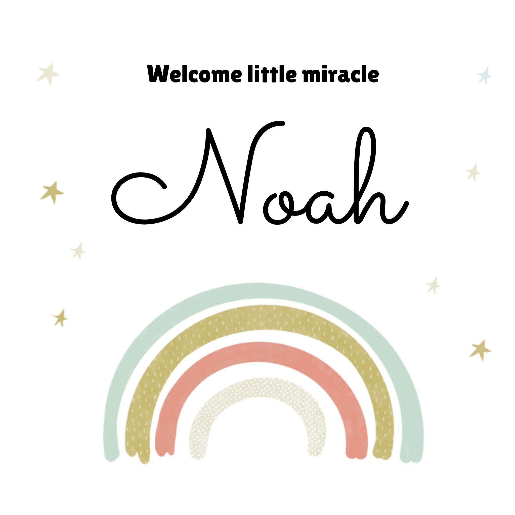 Greetz Geboortekaart Welcome Vierkant