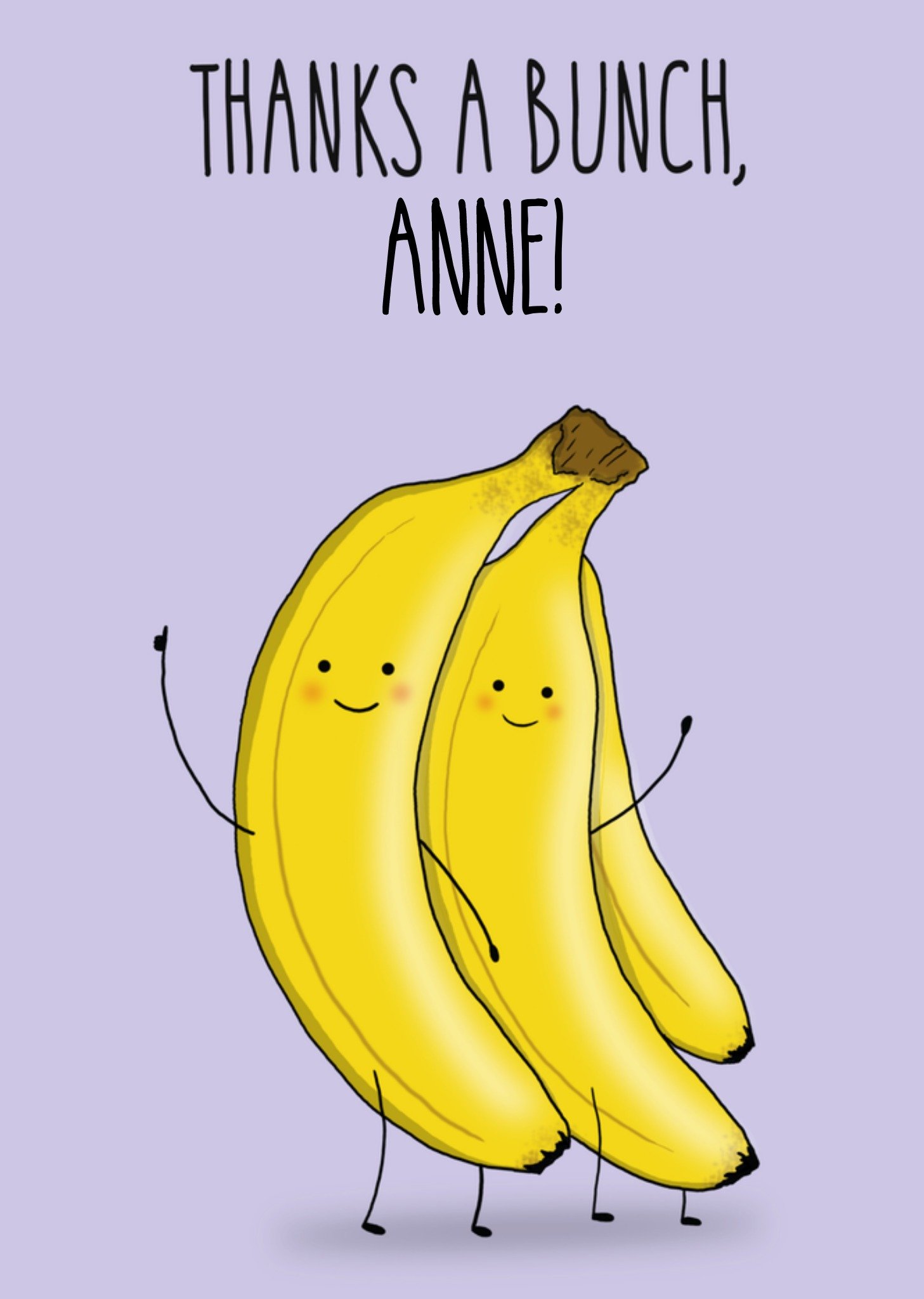 Bedankt Banaan Kaart All the best cards