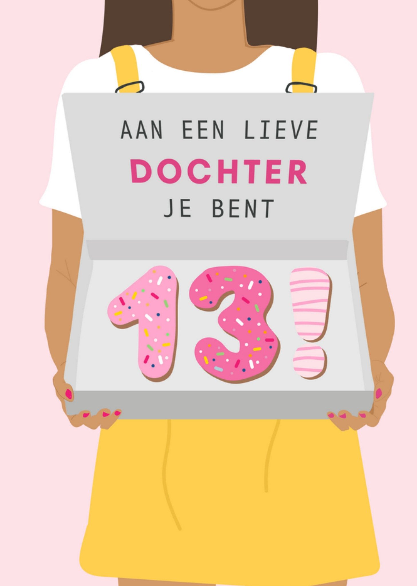 Verjaardagskaart donuts lieve dochter Kaart Greetz