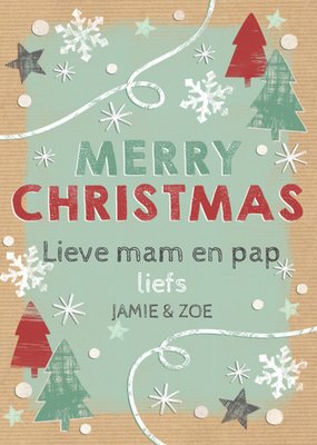 Greetz | kerstkaart | met aanpasbare naam