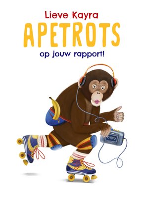 Fishuals | Geslaagdkaart | rapport | met naam