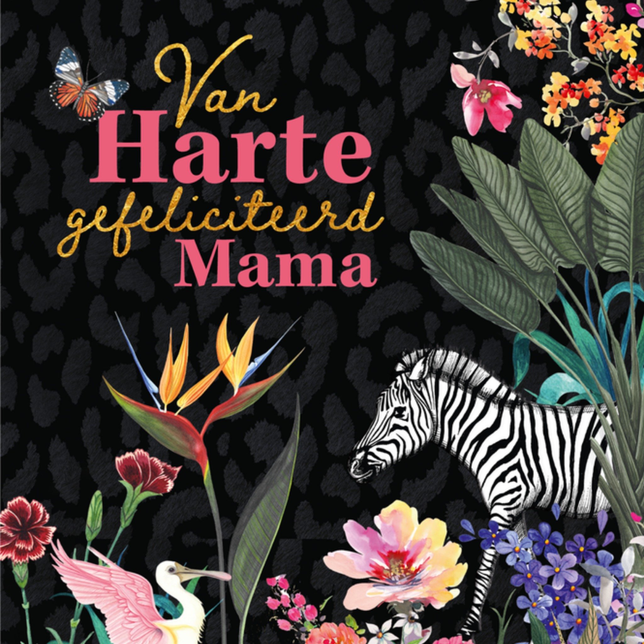 Verjaardagskaart Mama Vierkante Kaart Melli Mello