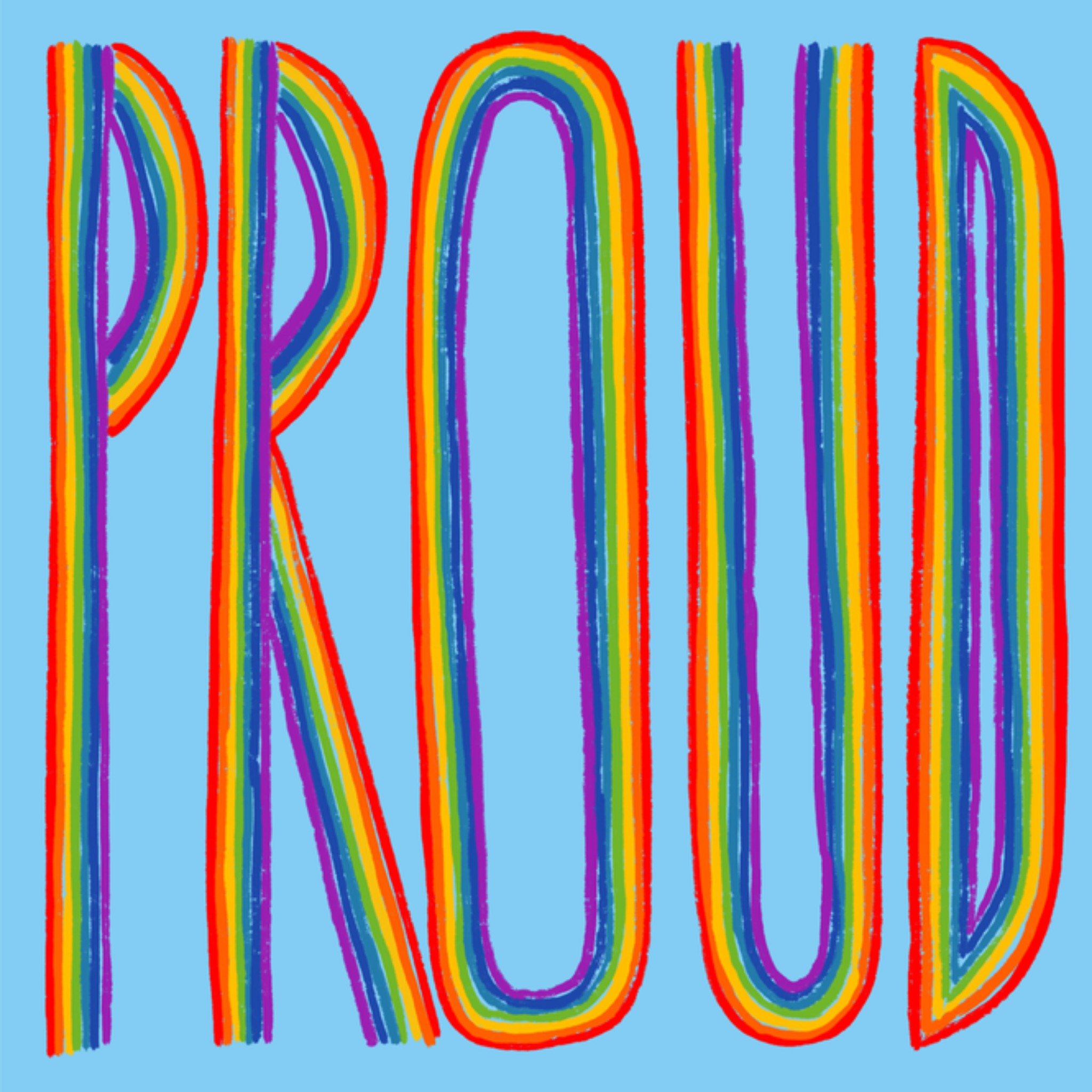Greetz Pride kaart proud Vierkant