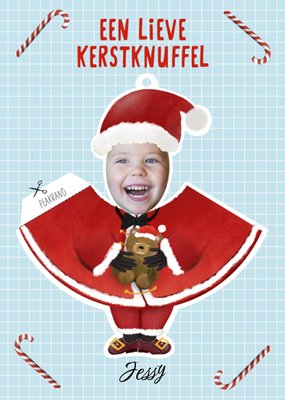 Patricia Hooning | Kerstkaart | Met foto | Kerstknuffel