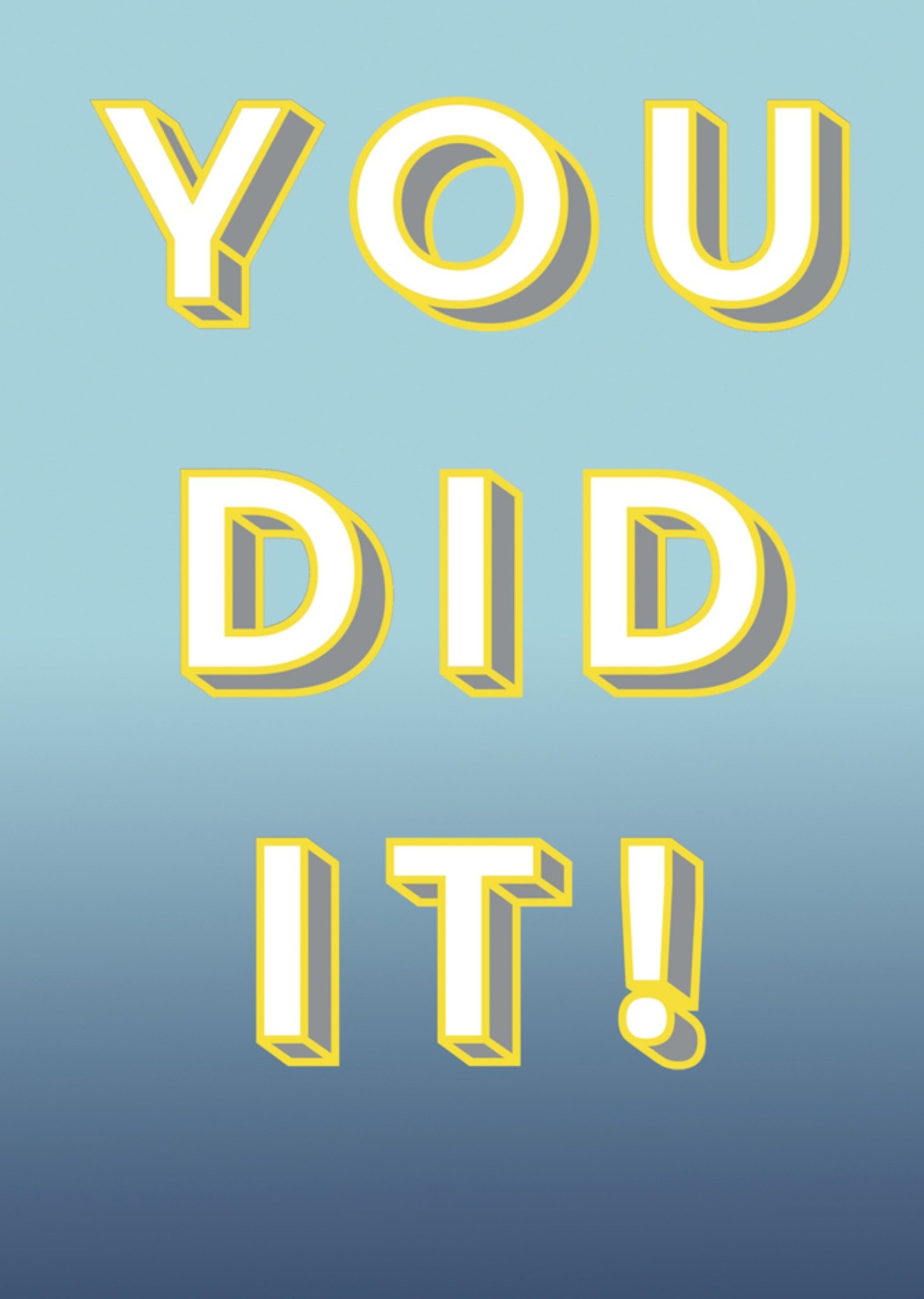 Geslaagd kaart you did it Kaart UK Greetings