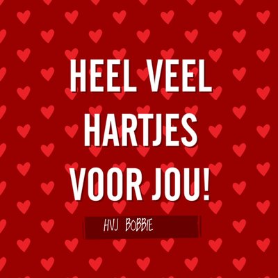 Greetz | Valentijnskaart | Heel veel hartjes