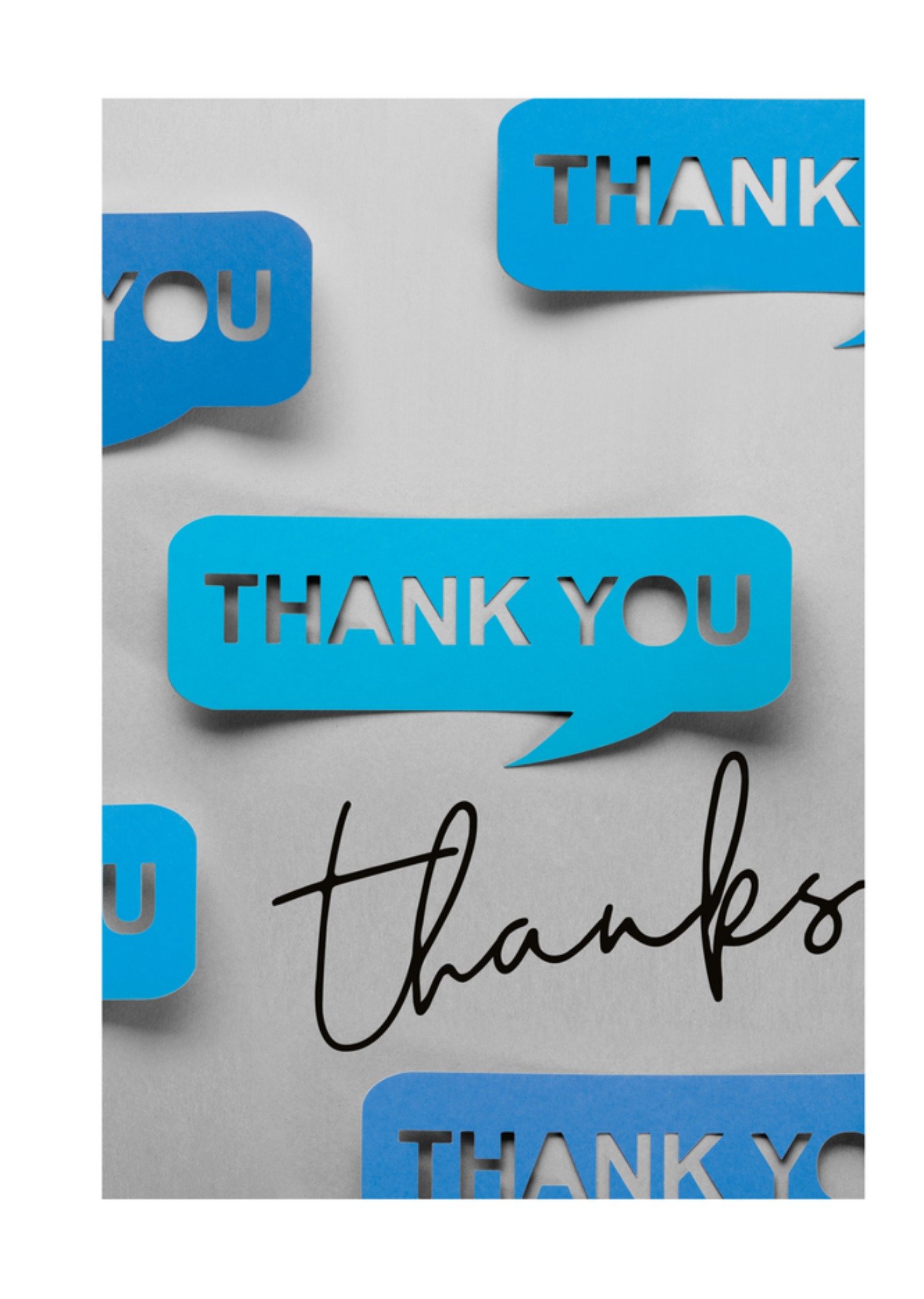 Bedankt kaart Vrolijk Kaart Paperclip