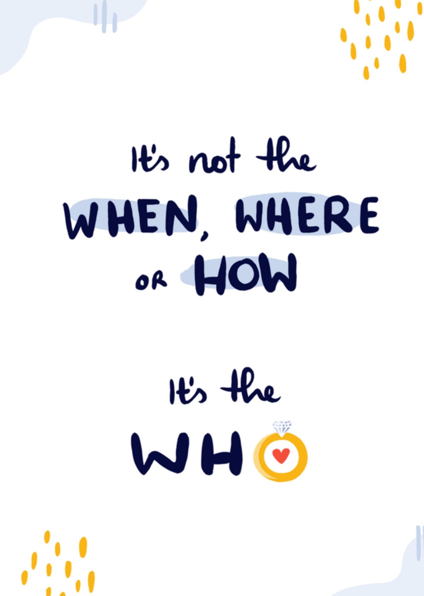 Huwelijkskaart tekstueel Kaart Greetz