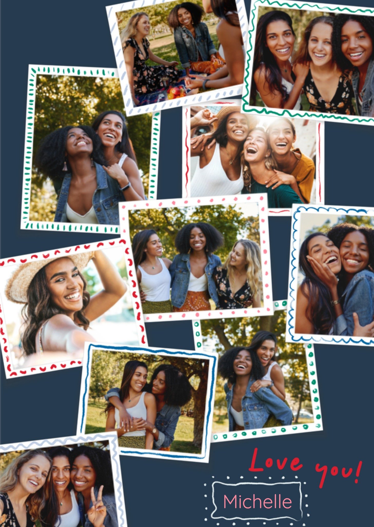 Valentijnskaart kaart Love you Greetz