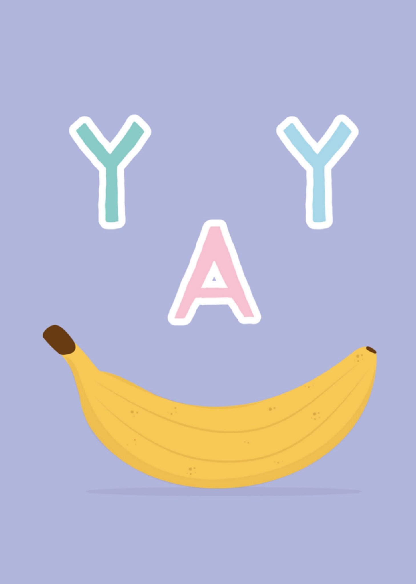 Verjaardagskaart banaan Kaart Rumble Cards