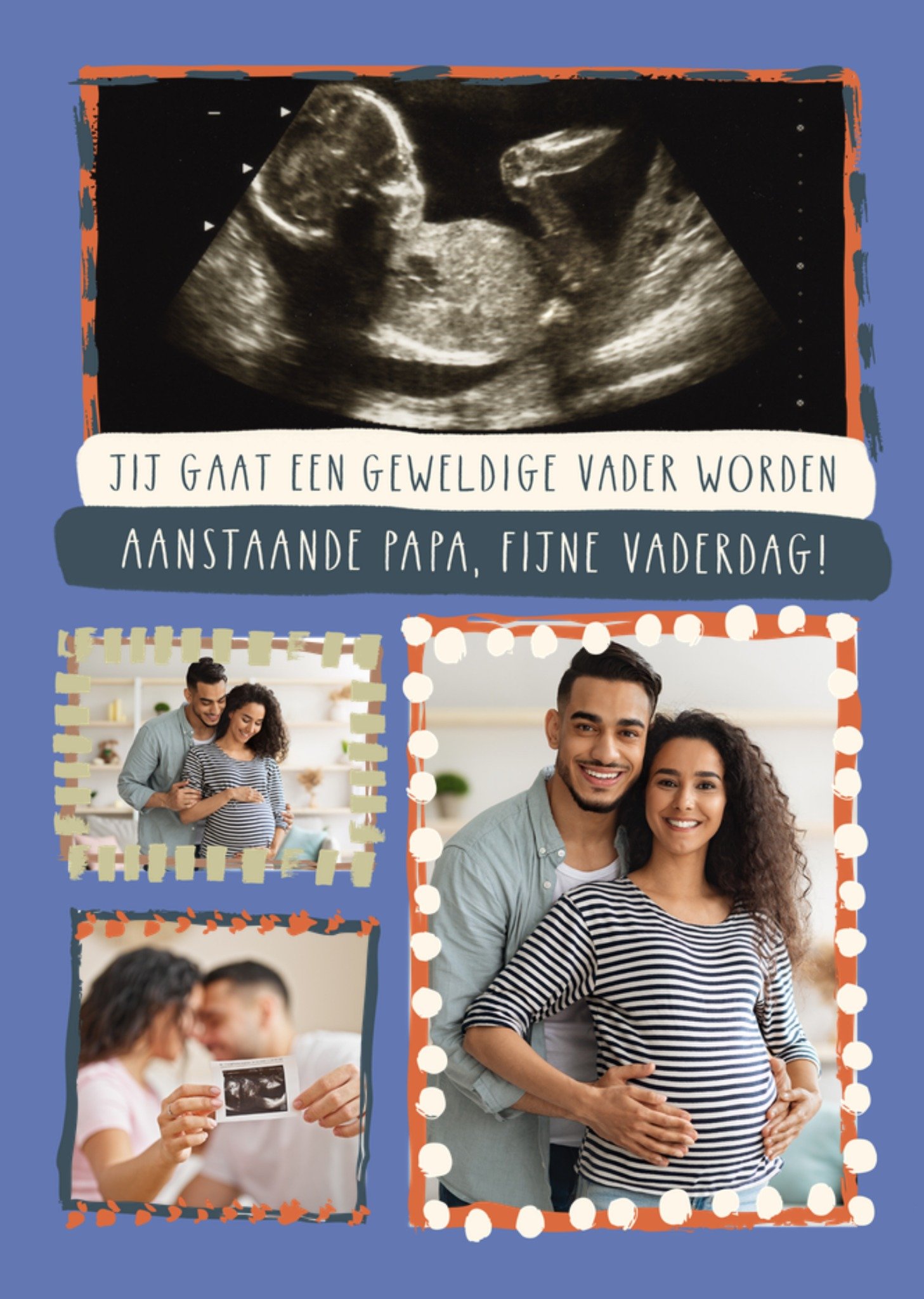 Greetz Vaderdagkaart Jij gaat een geweldige vader worden aanstaande papa Standard Card