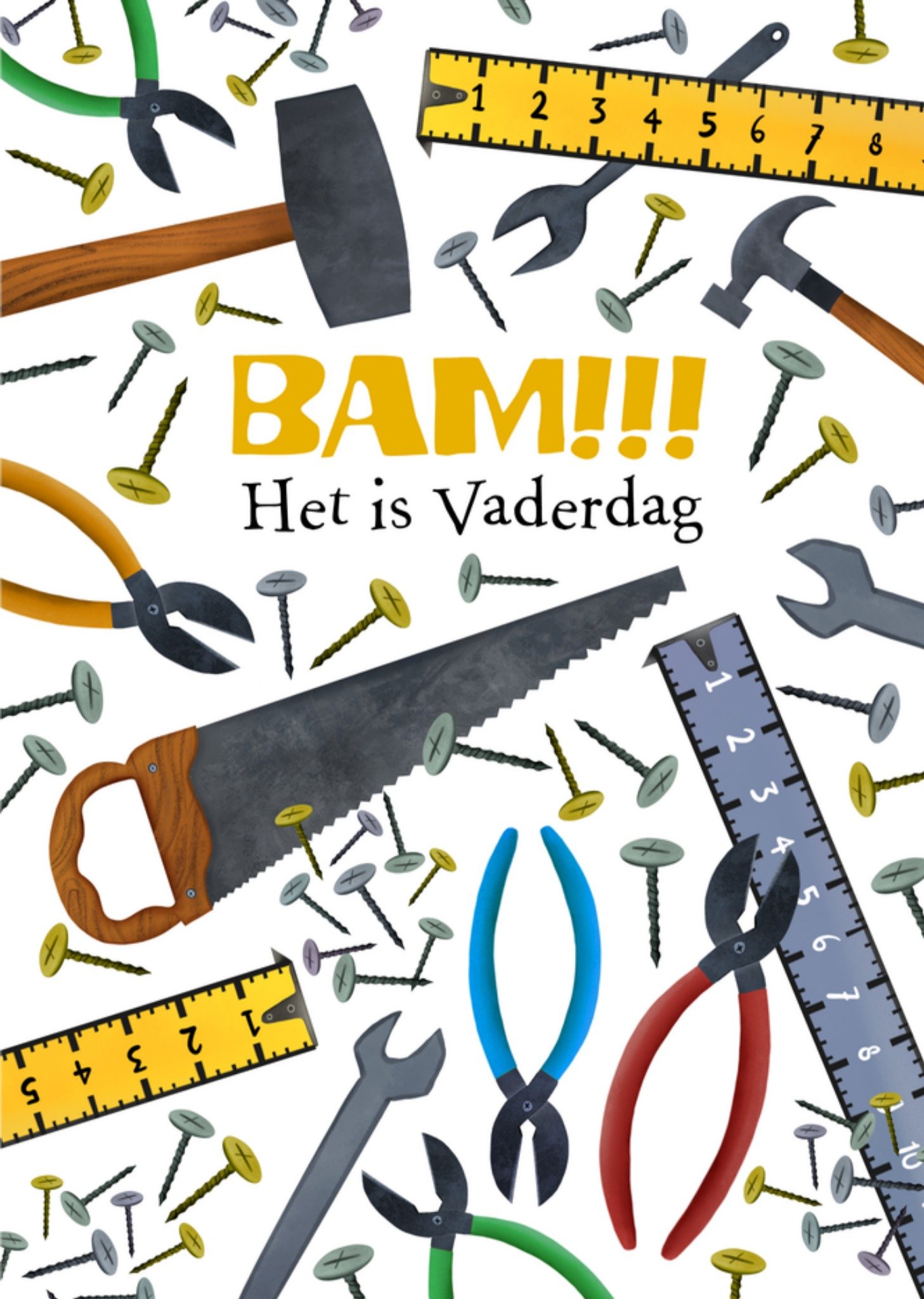 Vaderdagkaart Werkgereedschap Kaart Greetz