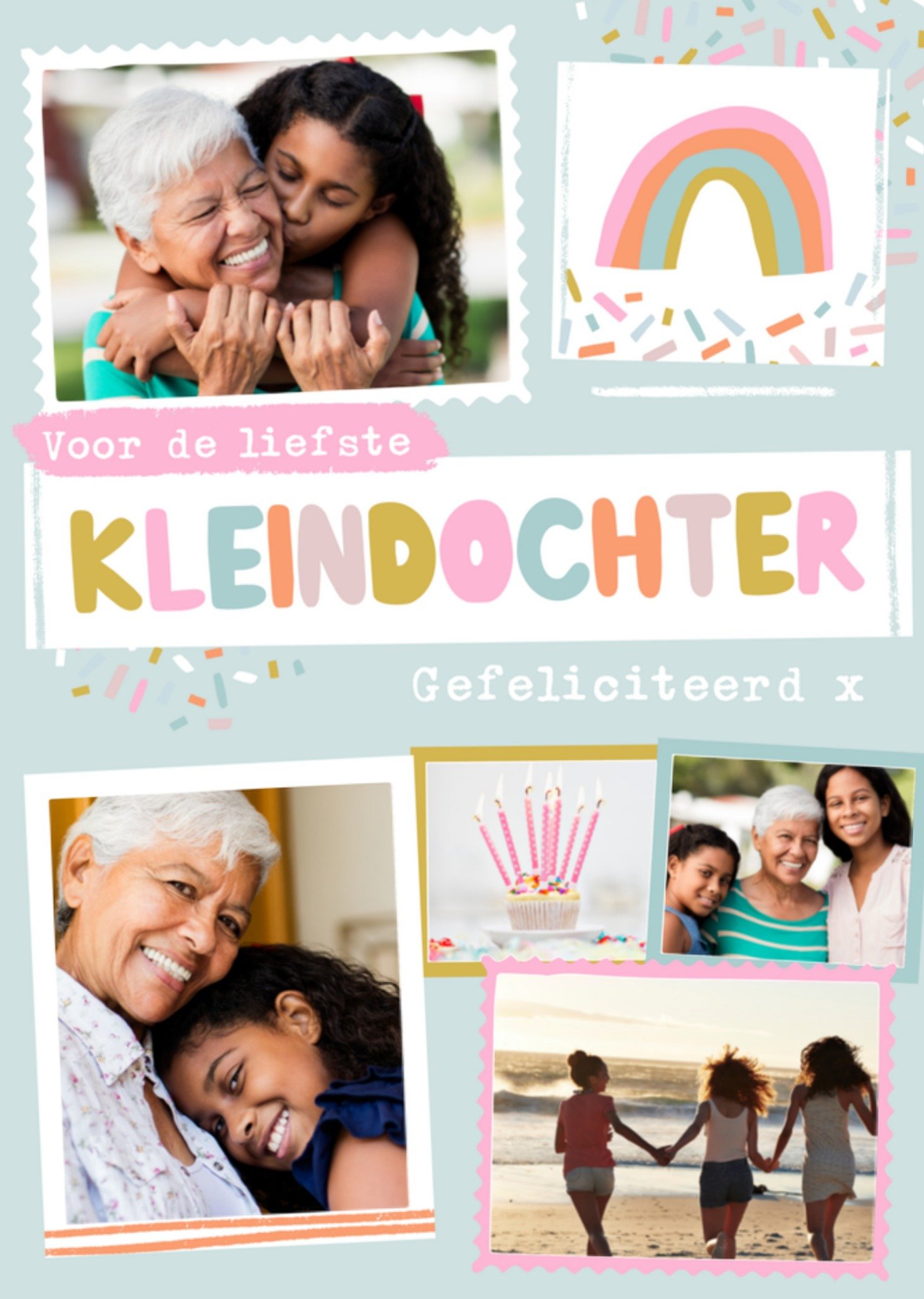Verjaardagskaart Liefste kleindochter Greetz