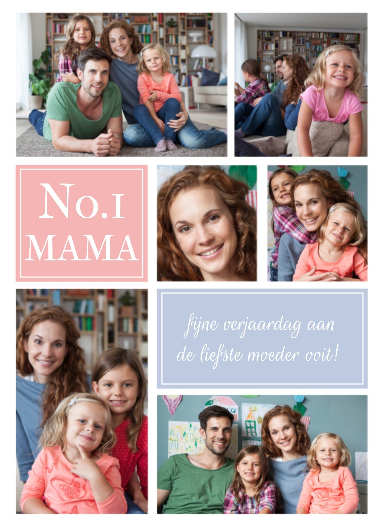 Greetz Verjaardagskaart fotokaart no.1 mama Standard Card