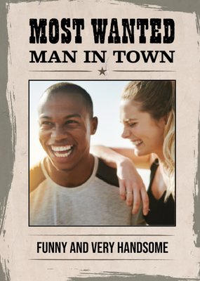 Meest Gezochte Man In De Stad Gezocht Poster Foto Upload Kaart