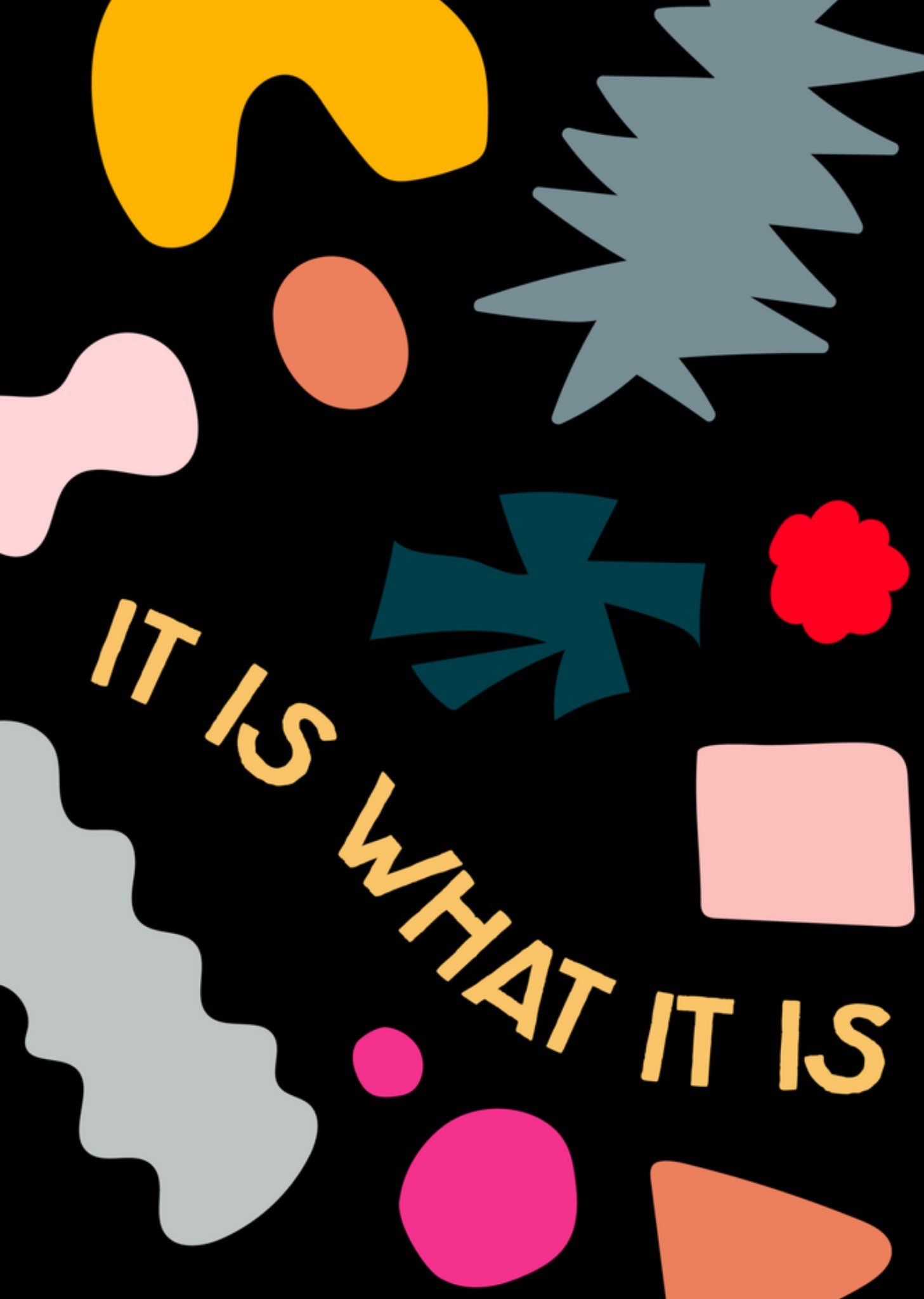 Zomaar kaart it is what it is Greetz