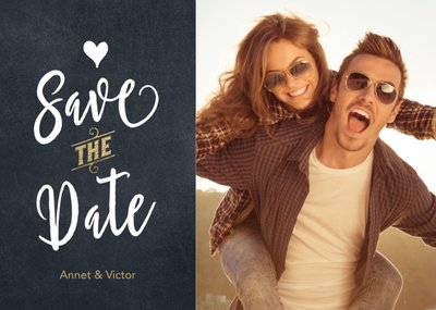 Luckz | Save the date | Eigen naam en foto