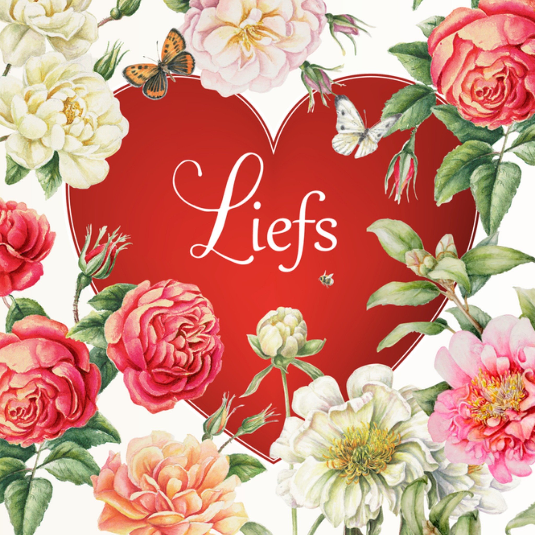 Moederdagkaart bloemen Vierkante Kaart Janneke Brinkman