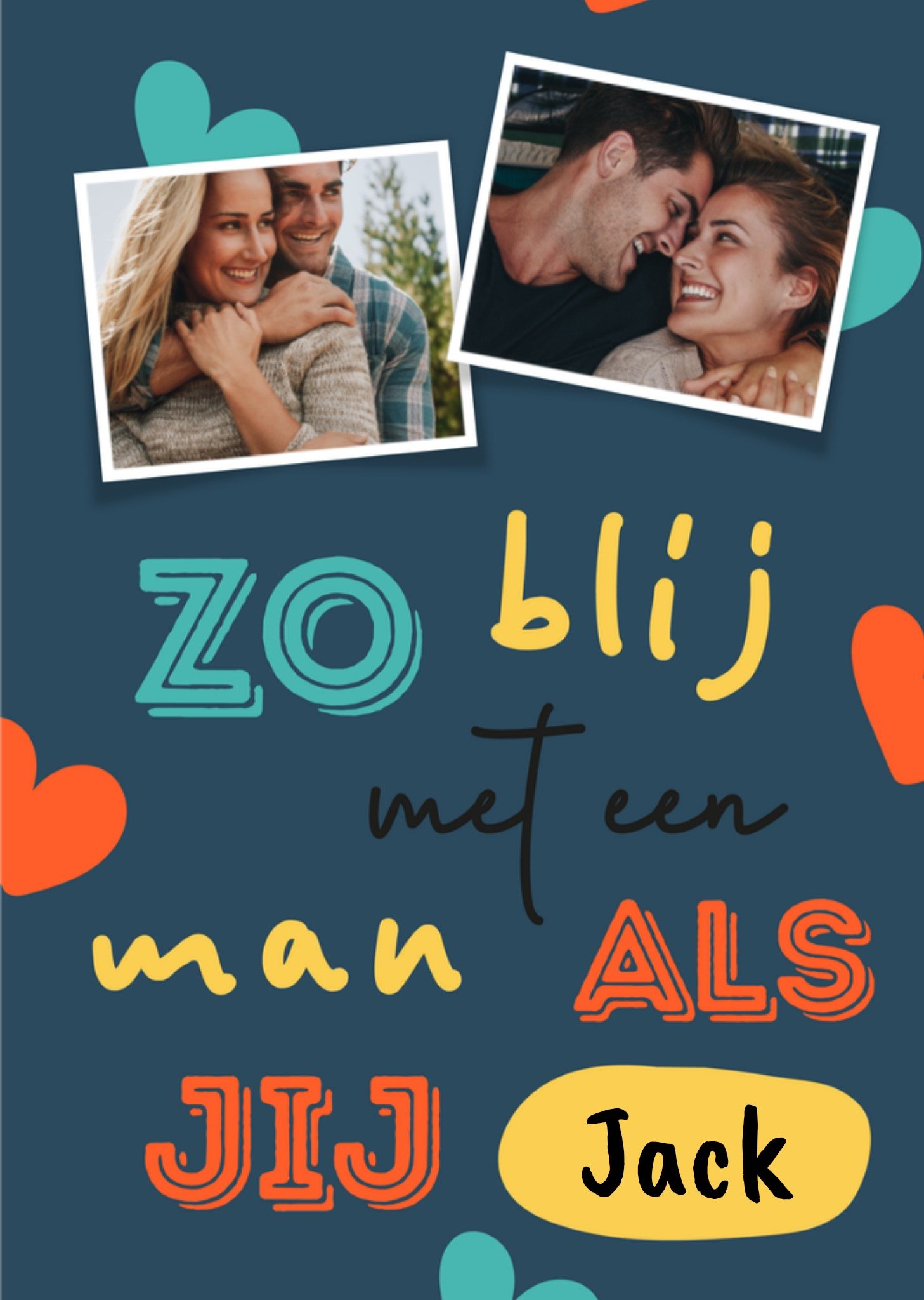 Greetz Valentijnskaart Zo blij Met fotos Standard Card