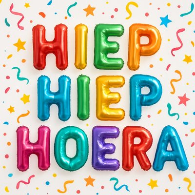 Greetz | Verjaardagskaart | Hiep hiep hoera