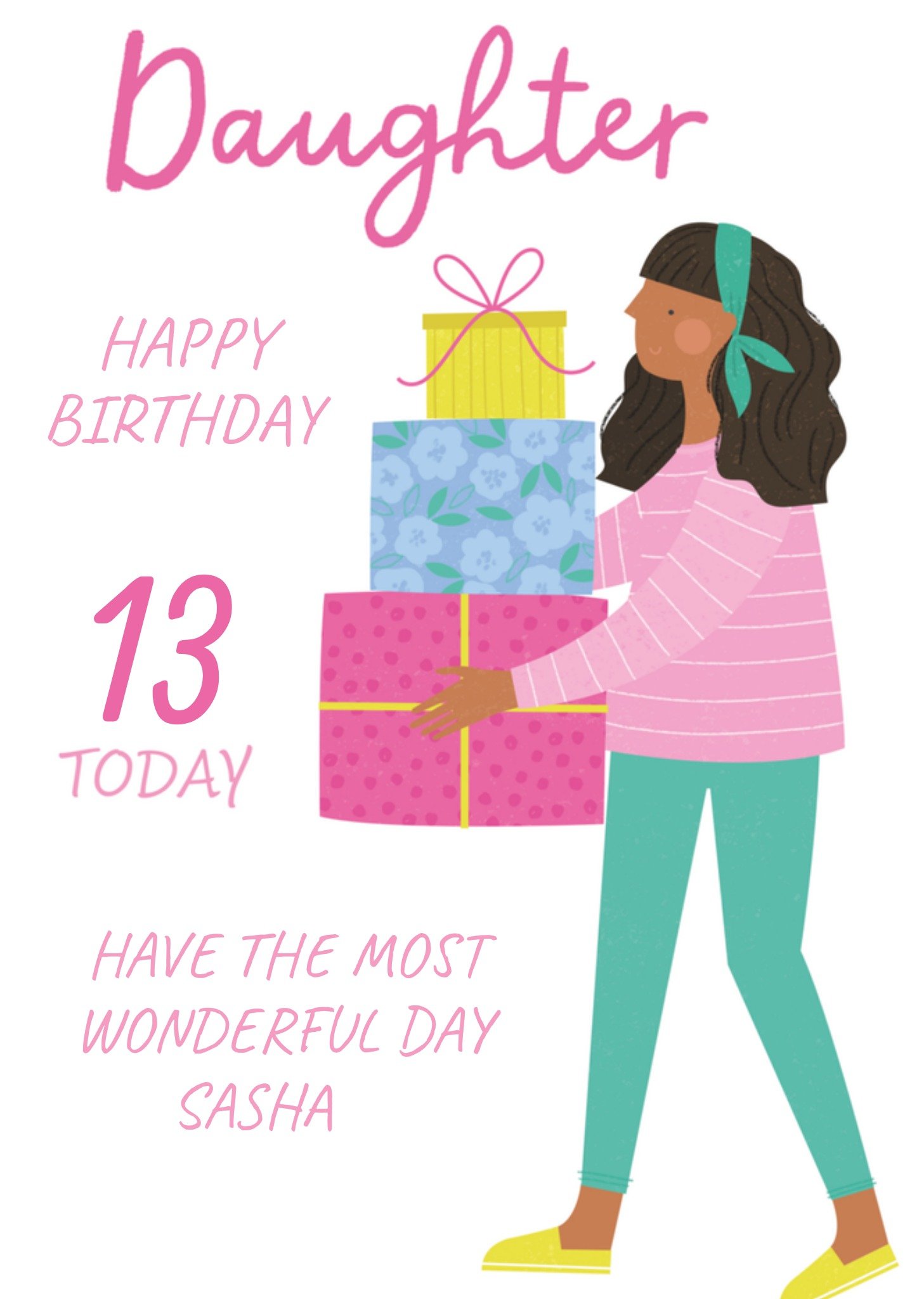 Verjaardagskaart 13 today Kaart Greetz